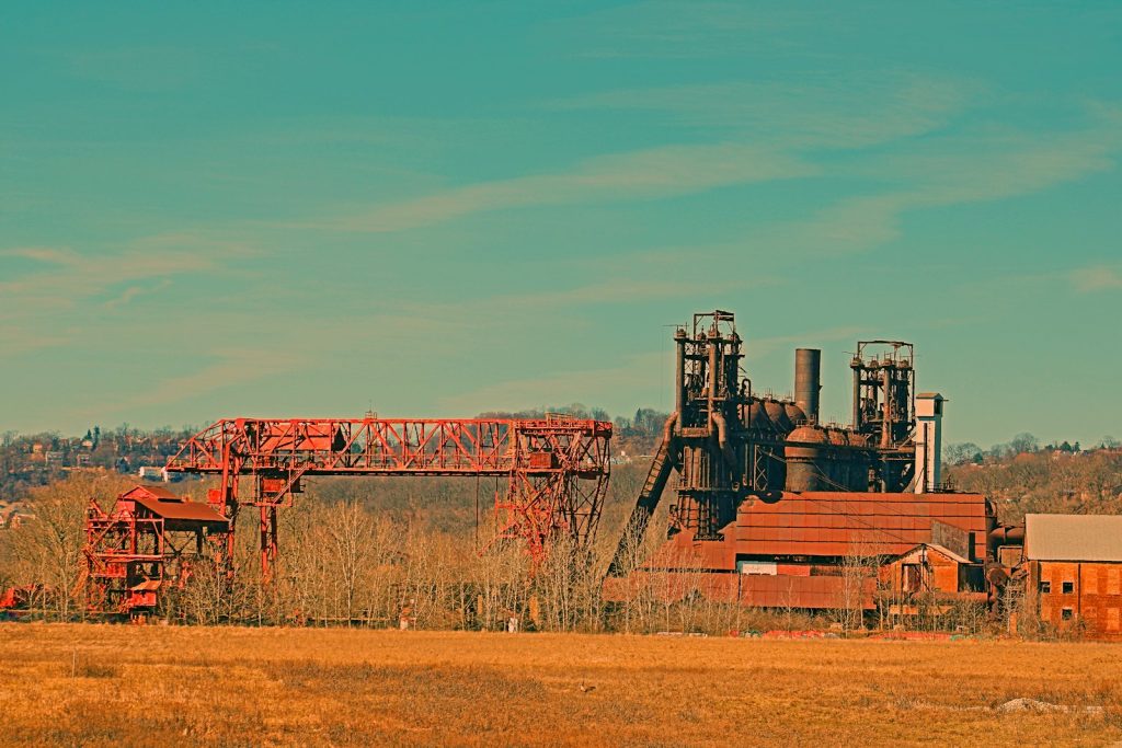 Steel frame building structure