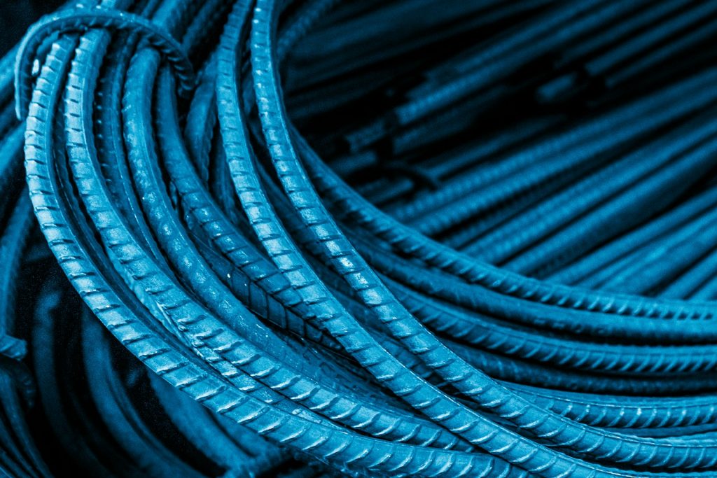 Bundled steel rebar