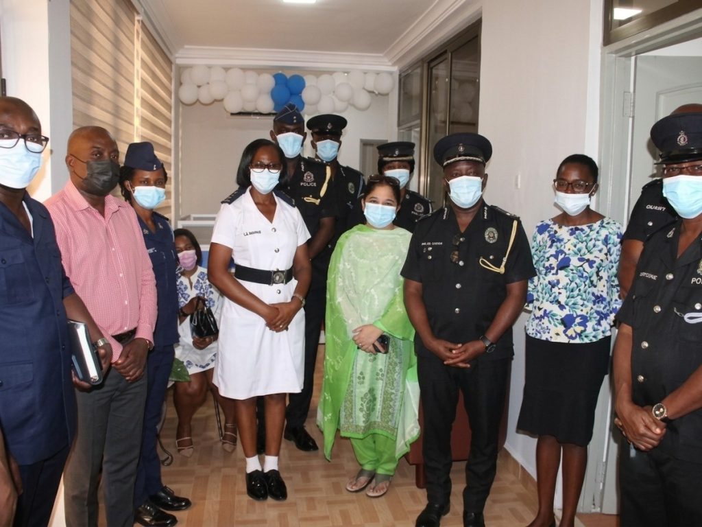Rider Steel supporting a police hospital ward