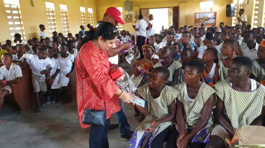Rider Steel donation to a school