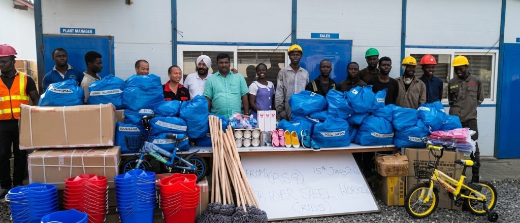 Bicycles and supplies donated by Rider Steel
